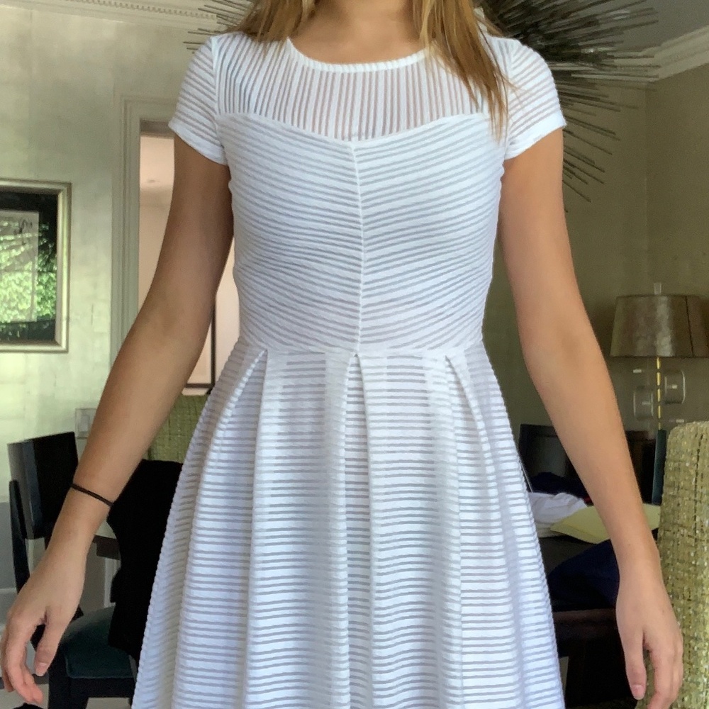New Armani Exchange White Dress XS
